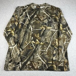 Fieldline Camo Pocket T Shirt Mens XL Realtree Hardwoods Vintage Hunting Outdoor